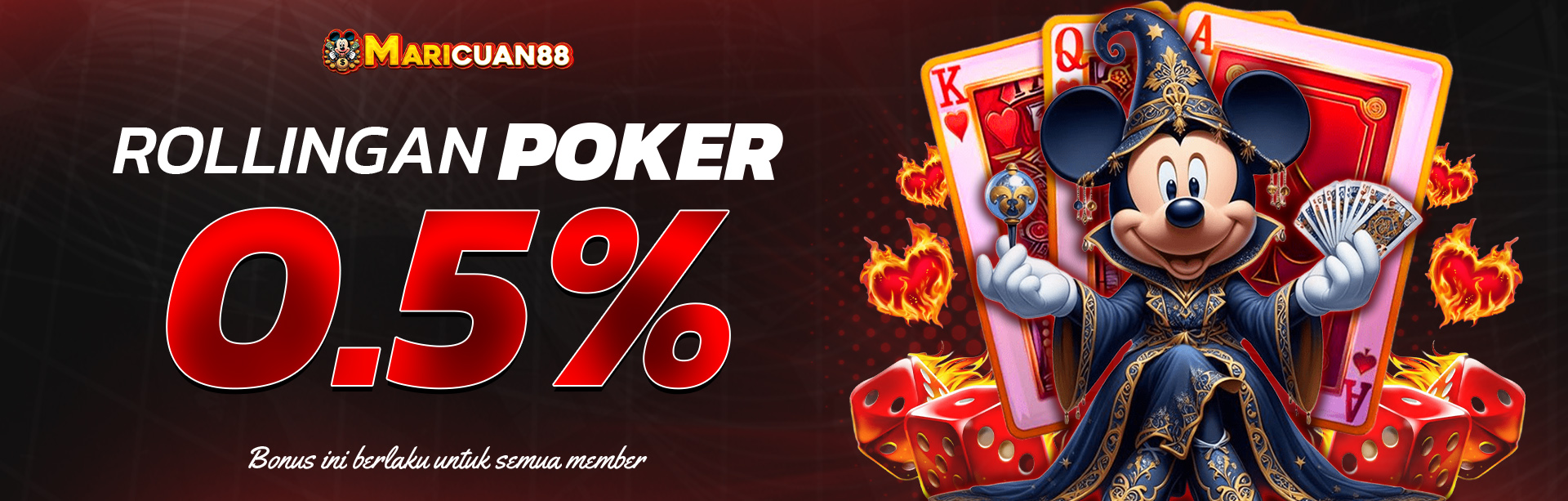 ROLLINGAN POKER 0.5%
